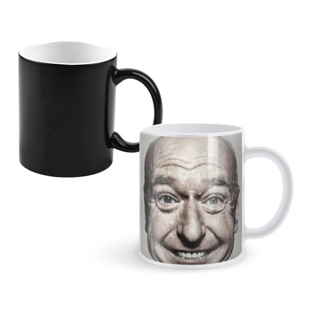 

Hank-schrader-dean-norris-happy-face-creative Change-ceramic Mug Heat Revealing Coffee Cup Breakfast Cup Mug Friends Gift