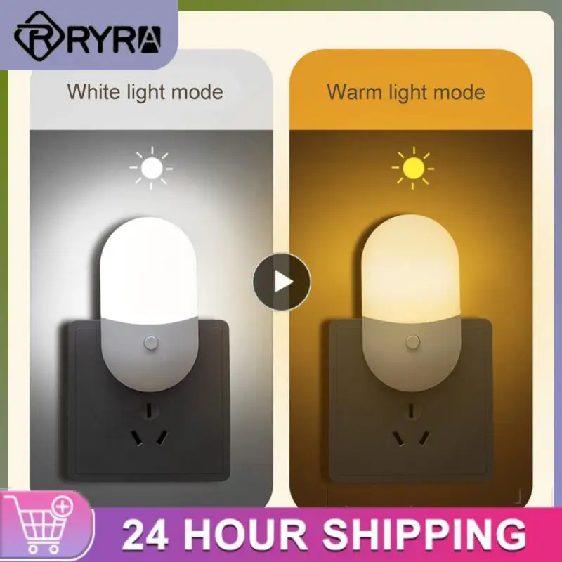 

Bedside Lamp Night light EU US Plug LED Night Light AC220V Bedroom Lamp Gift for Children Cute Night Lamp For Corridor WC