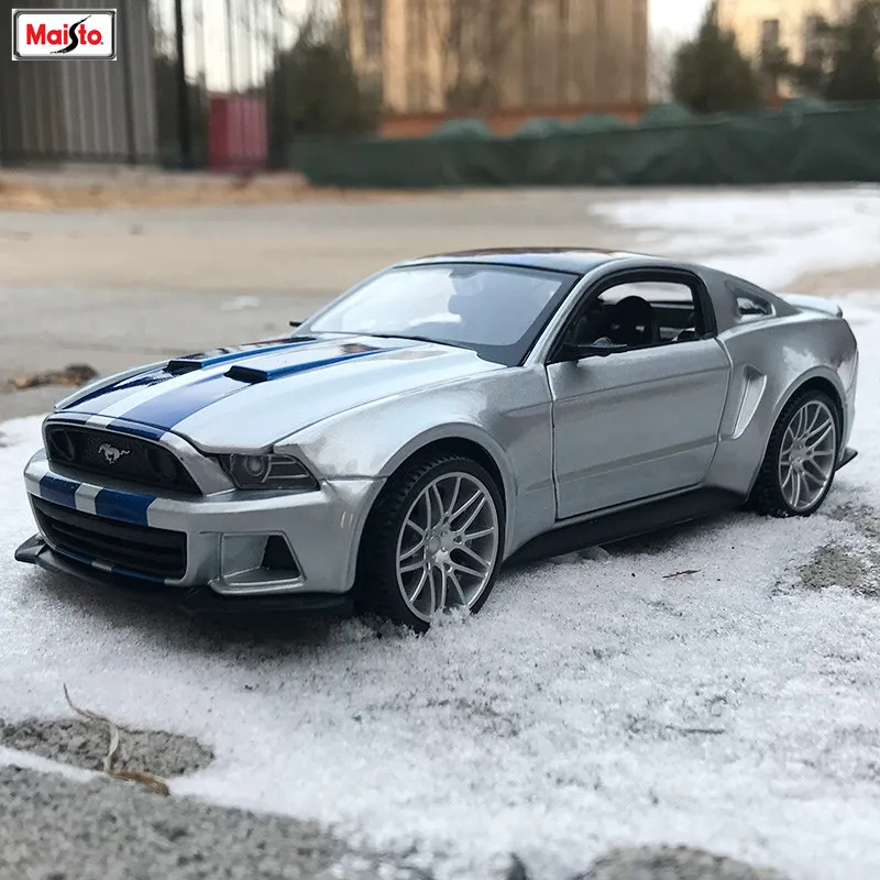 Модель автомобиля Maisto 1:24 2014 Ford Mustang Roadster Shelby GT500 из сплава модель коллекция