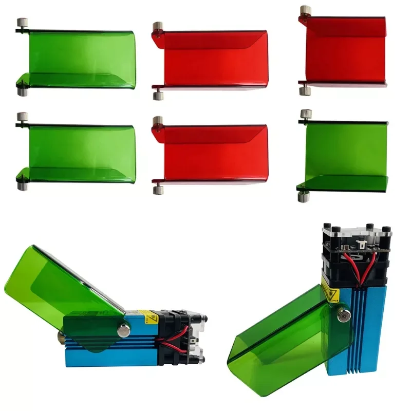 

Laser Safety Protective Cover Green Red 33mm 40mm 60mm Laser Goggles Protective Eyes 190-540nm Safety Goggles