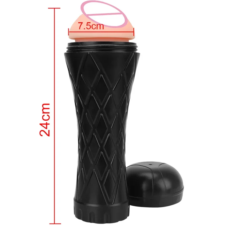 Мастурбатор FAAK черный 24 см