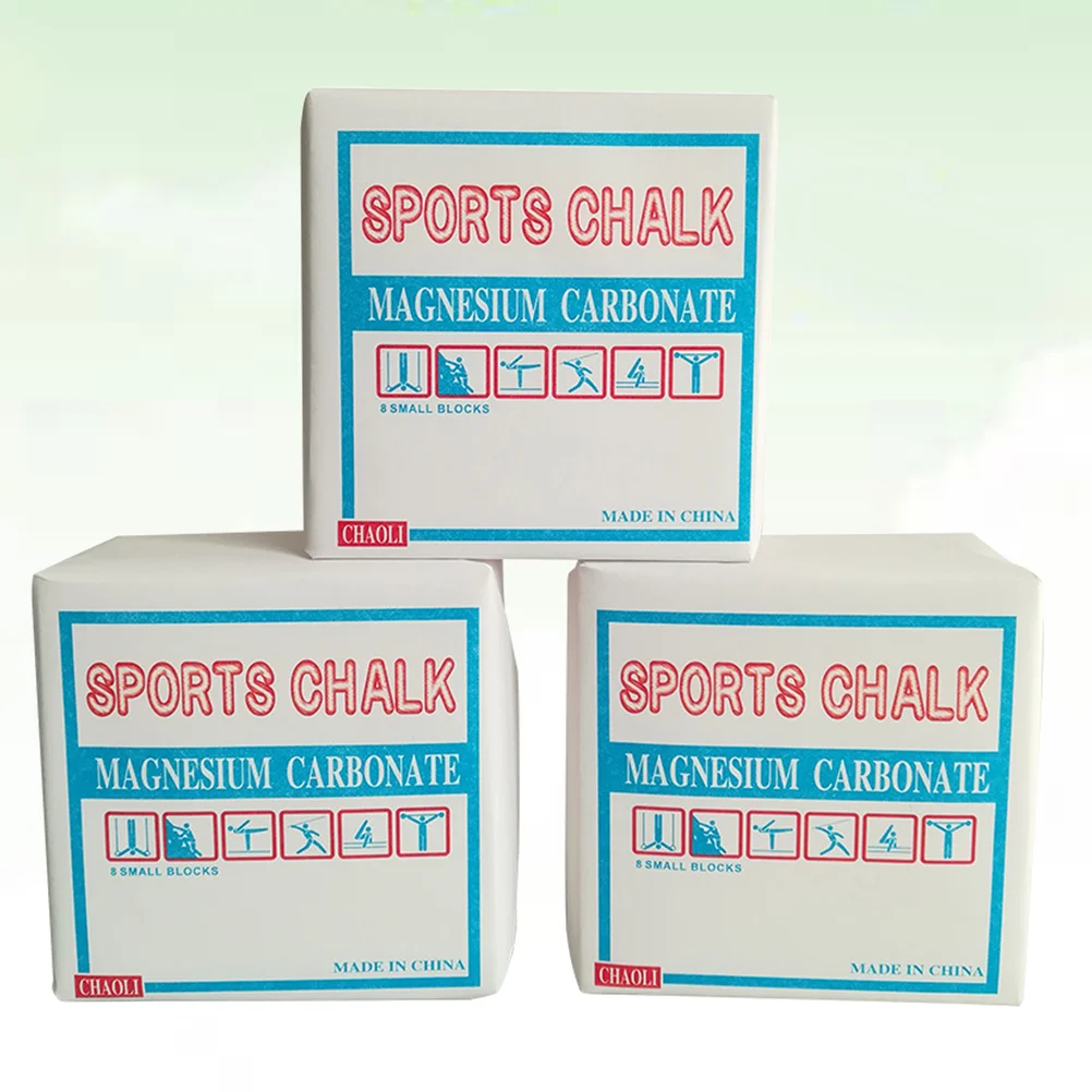 

3pcs Weight Lifting Sports Chalk Gymnastic Climbing Gym Magnesium Brick )