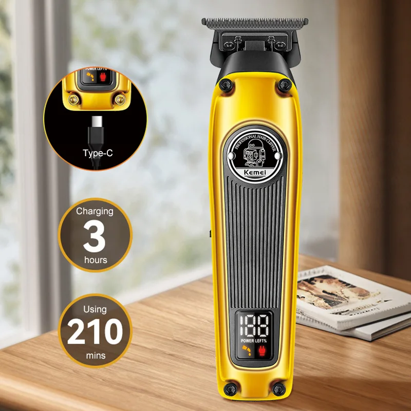 Kemei KM-1855 Машинка для стрижки волос Профессиональный электрический