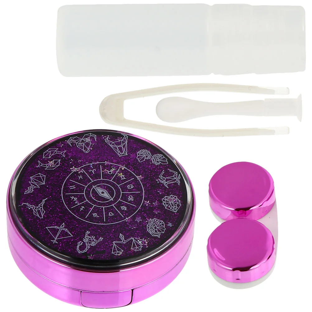 

Lens Boxcosmetic Small Holder Container Storage Constellation Themed Case
