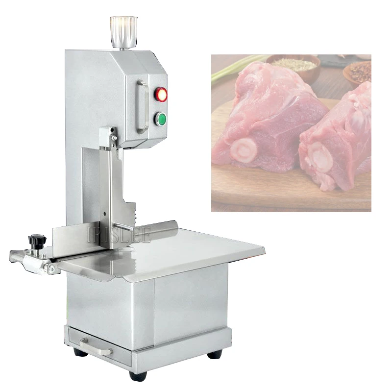 

Bone Sawing Machine Desktop Bone Cutting Machine Frozen Meat Cutter Commercial Cut Trotter/Ribs/Fish/Meat/Beef Machine