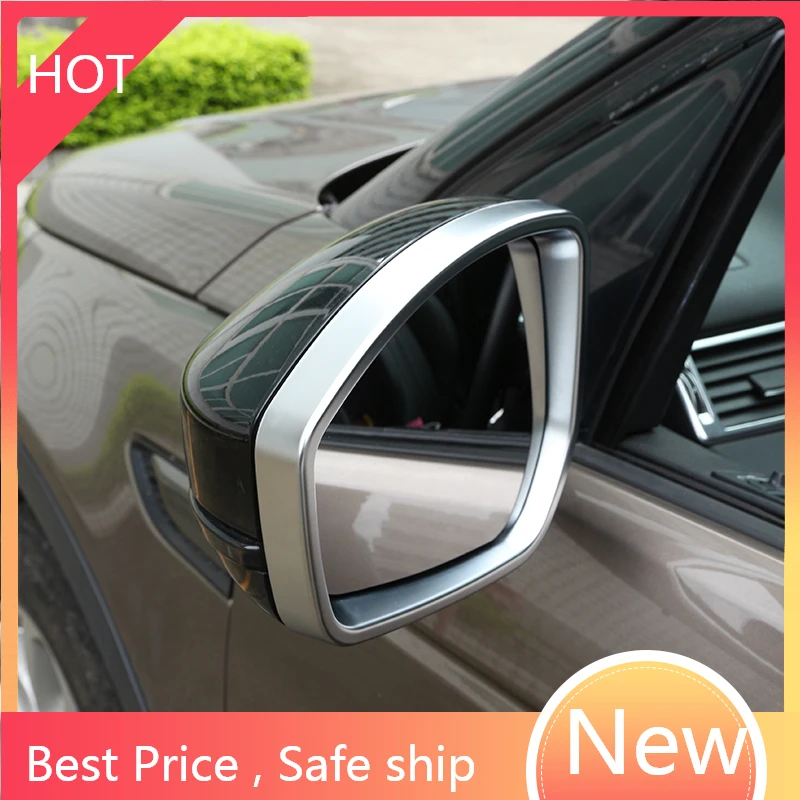 

Матовая хромированная рамка для бокового зеркала заднего вида Land Rover Discovery Sports 2015 2016, автомобильные аксессуары f