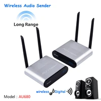 wireless transmitterreceiver kit for hookup of wireless subwoofers and wireless powered speakers