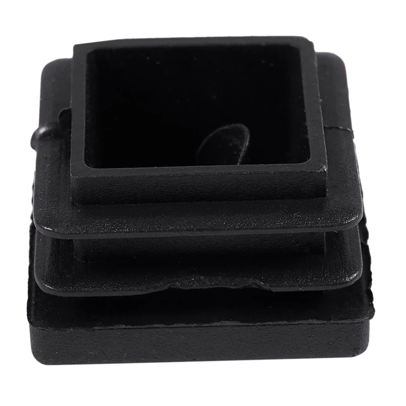 Черные пластиковые квадратные заглушки 50 шт. трубчатые вставки 20 25 мм X и 30 25X50