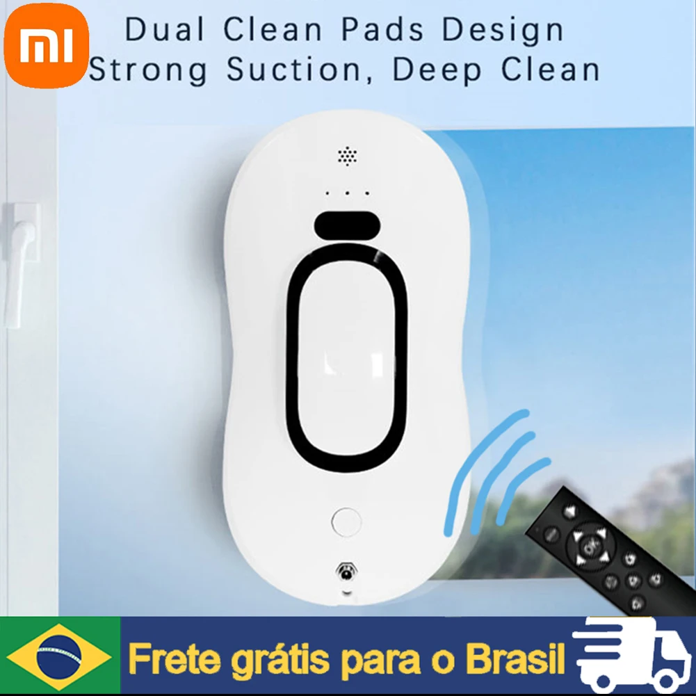 

2023 Xiaomi New Robot vacuum cleaner window cleaning robot window cleaner electric glass limpiacristales remote control