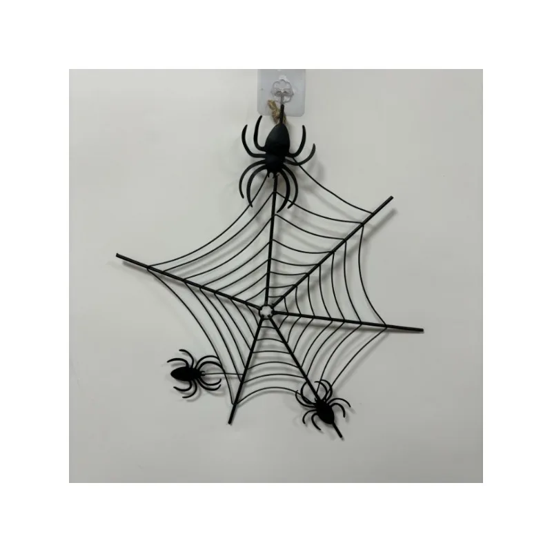 Декор на Хэллоуин новинка креативный Железный Паук паутина настенная подвеска