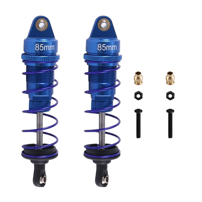 

Oil Adjustable 85Mm Metal Shock Absorber Damper Accessories For 1/10 RC Buggy Truck Short Course Rally Car Monster Truck Parts,2