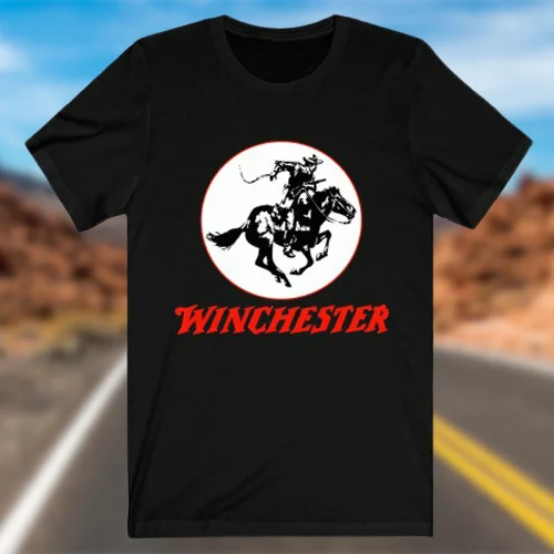 

NEW 2022 Winchester Gunmaker Logo Firearms Riffles MENS TSHIRT Size S-3XL