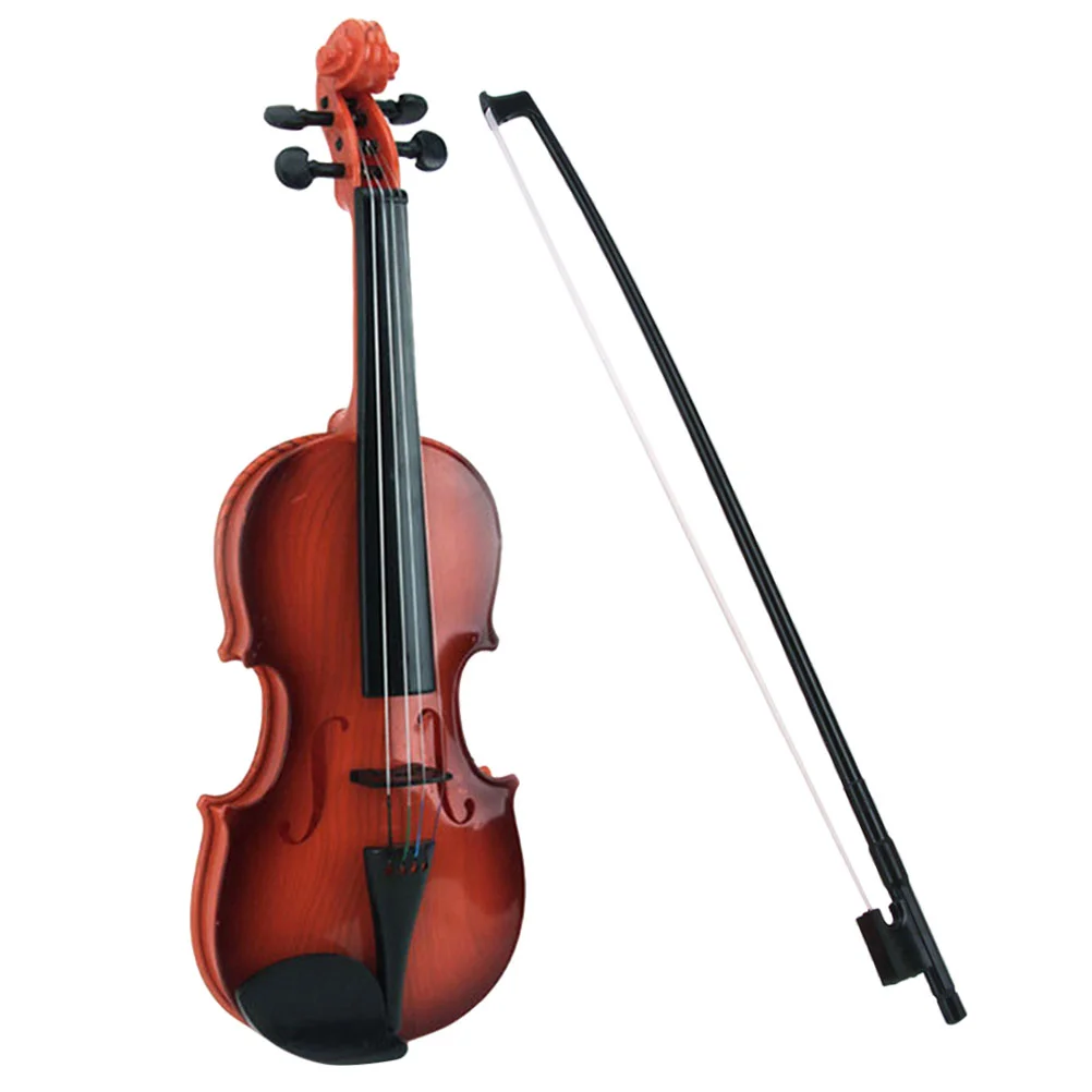 

Simulated Violin Toy Kids Imitation Children Educational Plaything Toys Adults Stage Performance Prop Musical Early Instrument