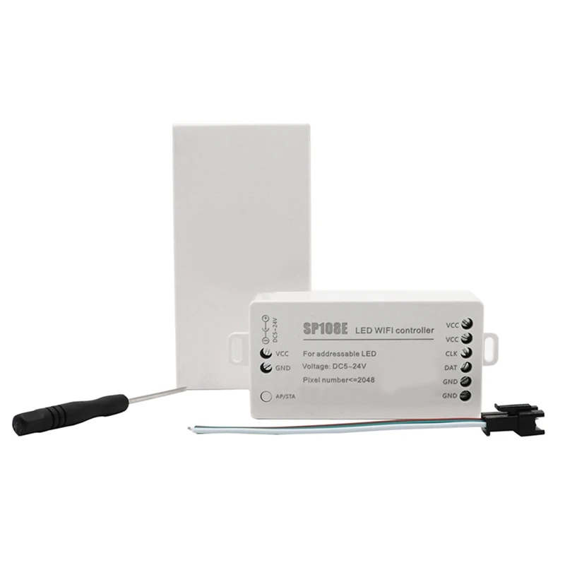 

Светодиодная лента WS2811 WS2812B SP108E, беспроводной модуль с Wi-Fi управлением через приложение