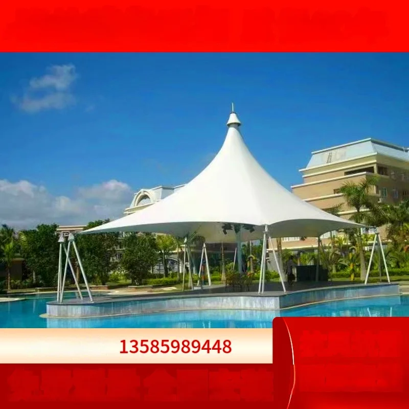 Shencai Натяжная пленочная конструкция ландшафтный навес баскетбольная площадка