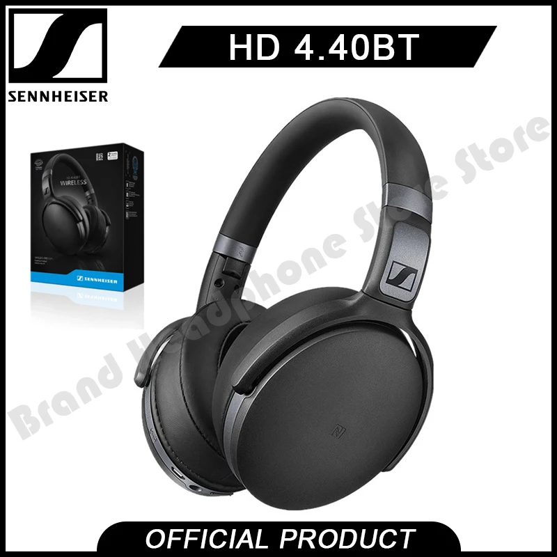 Original Sennheiser HD 4.40BT Wireless Bluetooth Headphones Over-ear Hi-Fi Headset Noise cancelling Headphones Foldable with Mic