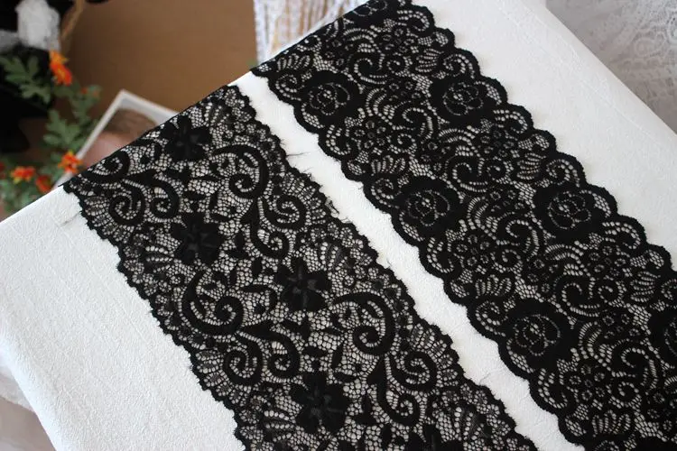 10 ярдов/партия эластичная кружевная отделка ширина 15 см | Дом и сад