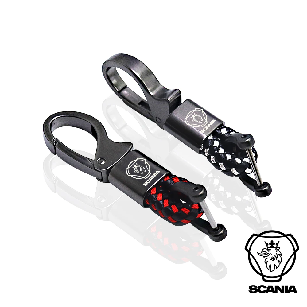 Кожаный брелок из микрофибры для scania G S R P |