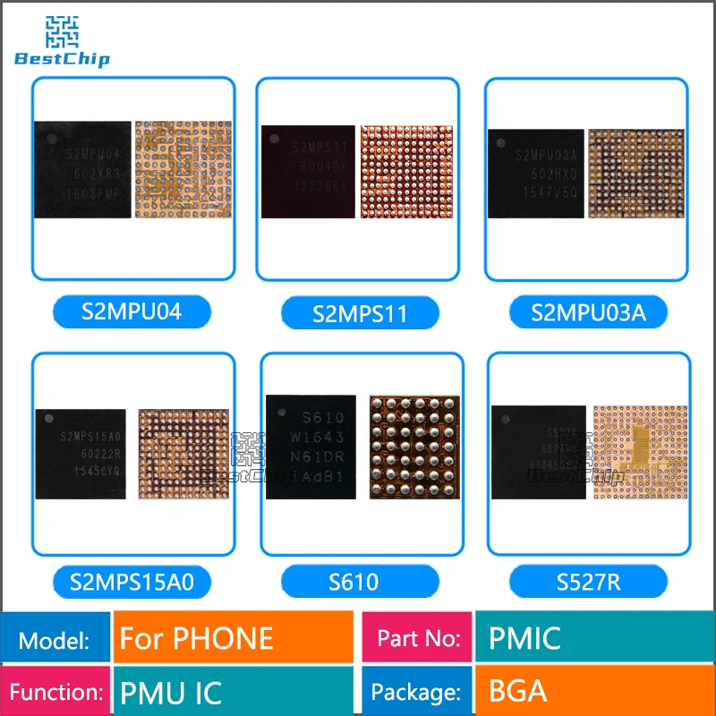 3 шт., S2MPU03A S2MPU03 S2MPU06 S2MPU04 S2MPS11 S2MPS11B4 S2MPS11B2 S2MPS13 S2MPS13B2 S2MPU06B S2MPA01 MPB02 плата питания для Samsung