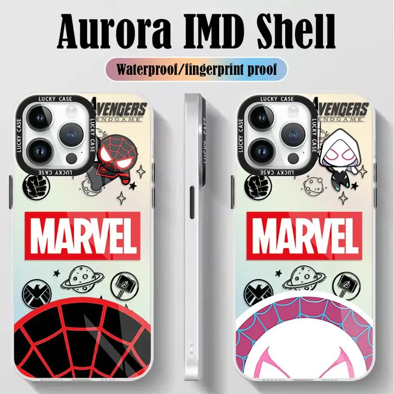 Чехол для телефона из комиксов Marvel Человек-паук iPhone 15 14 13 Pro Max 12 11 XR XS X 8 7 Plus