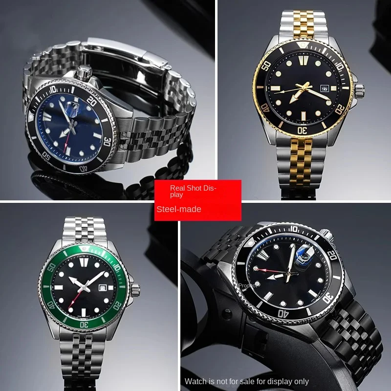 Фото Ремешок для часов из нержавеющей стали 22 мм для Casio Marlin MDV-107 MDV-106 2784, металлический браслет с изогнутым концом, высококачественный браслет со складной застежкой №4