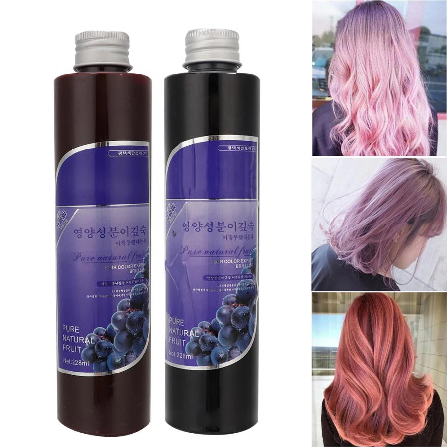

228ML DIY Hair Coloring Cream Long Lasting Nourishing Hair Dye Color Cream Not Hurt Hair Mud Paste Hair Dye For Hair Salon 1Pcs