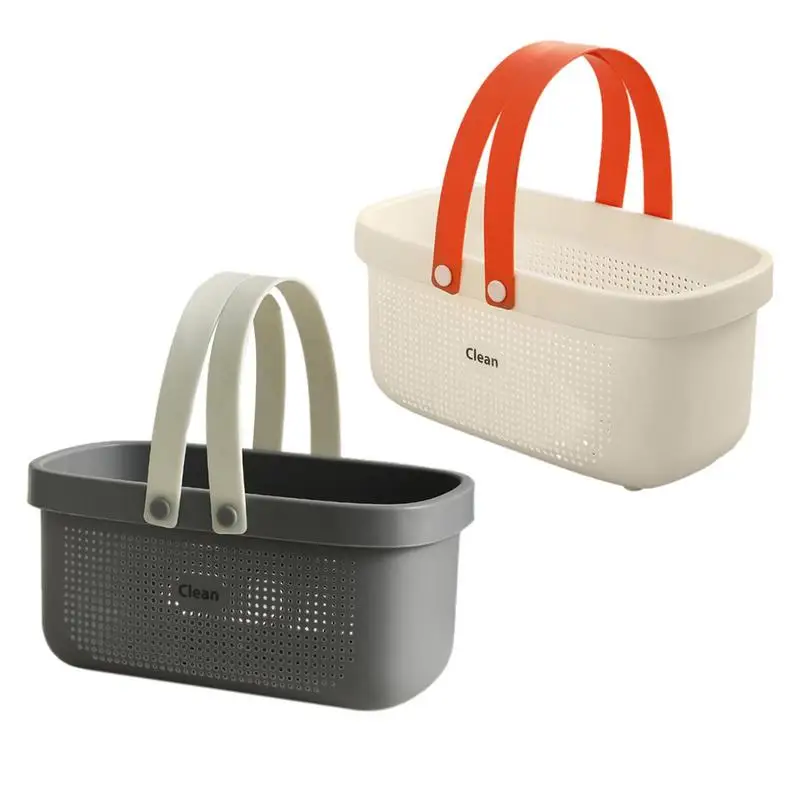 

Bathroom Caddy For Dorm Portable Shower Caddy Basket PP Organizer Storage Tote With Handles Toiletry Bag Bin Box For College