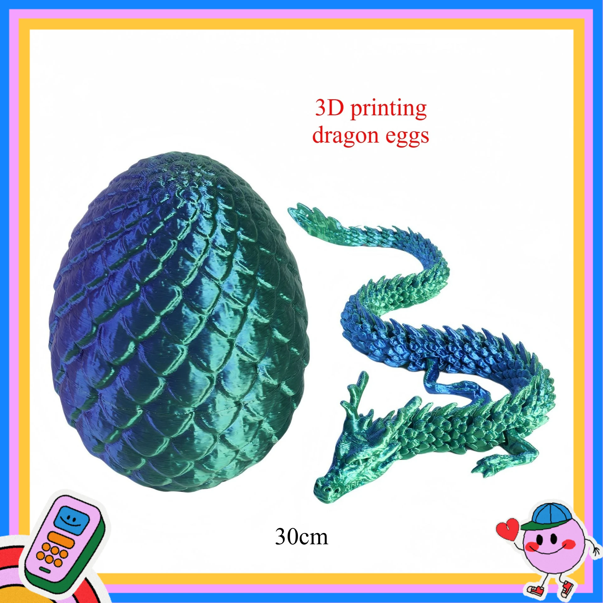 

3D-печатные яйца драконов с мини-драконами