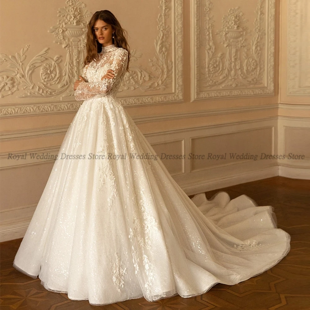 

Retro A Line Wedding Dresses Layered Draped Brush Applique Handmade Flower Open Back 2022 Summer Floor Length Gowns Robe De Ma