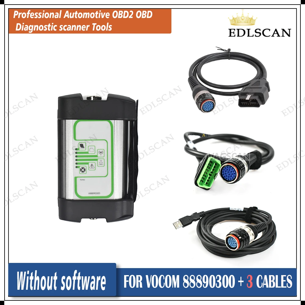 

Auto diagnostic tool for Vocom PTT 2.7 tech tool with OBD Cables Equipment Excavator Diagnosis tools