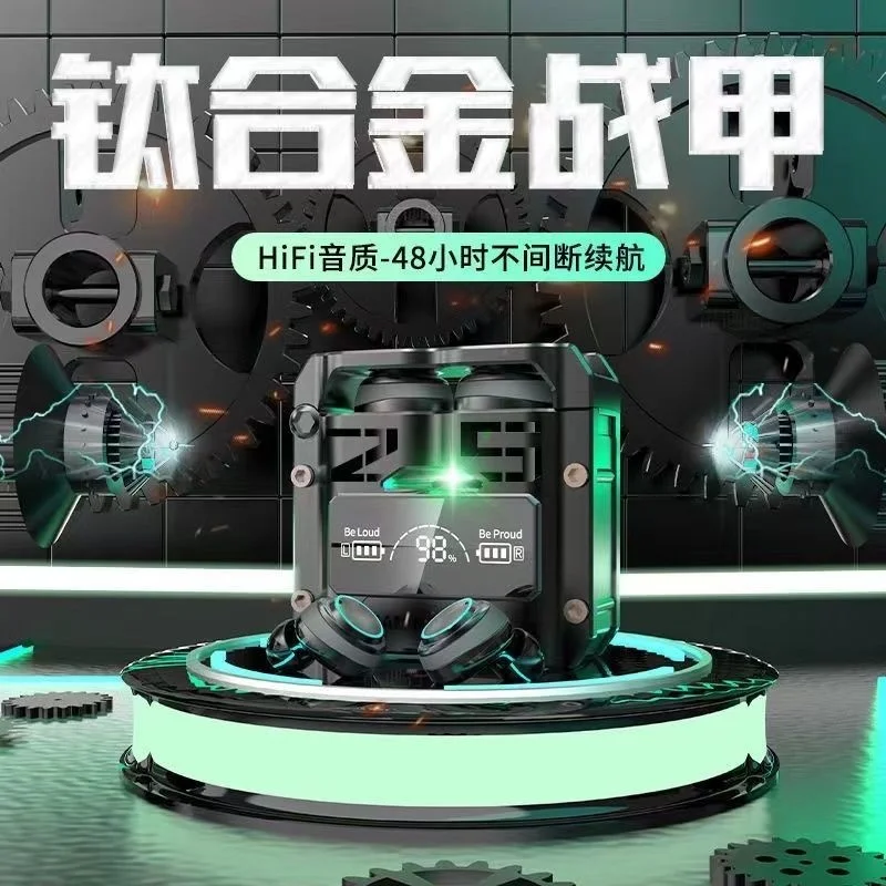 

M25 TWS Bluetooth Wireless Headphones Low Latency In Ear Active Noice Cancelling Gaming Headset With Mic Esports Earphone Earbud