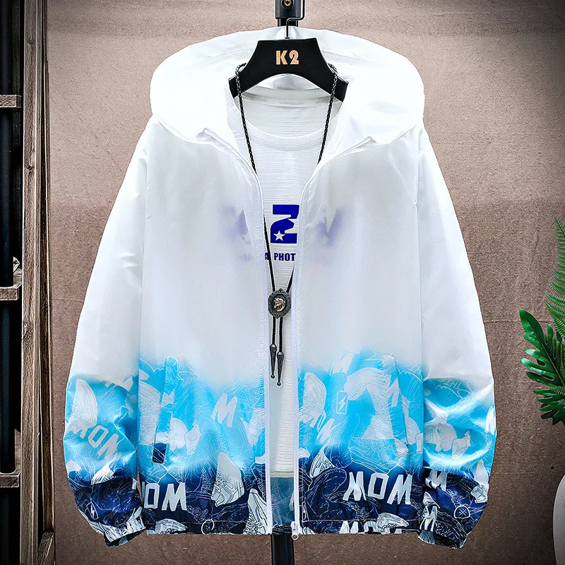

Summer Men Women Sun-protective Jackets Super Light Anti-UV Windbreakers Outdoor Hiking Cycling Quick-dry Hooded Cardigan Coats