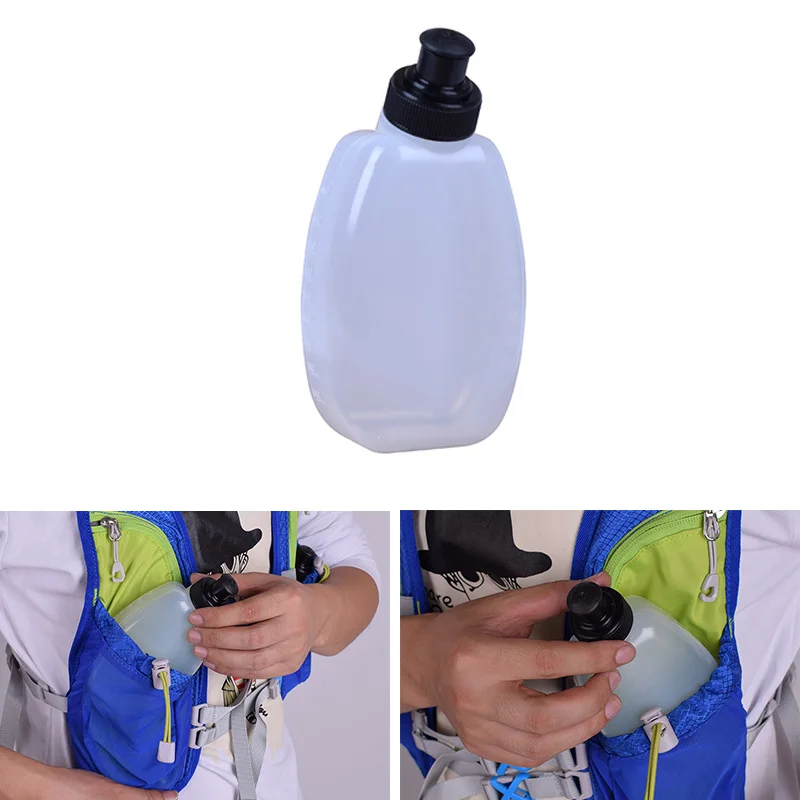

Water Bottle 250ml for Waist Belt Bag Portable Sport Plastic Travel Cycling Climbing Running Jogging Sports Water Bottle Tools