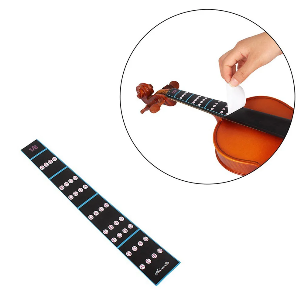 

Stickers Violin Intonation Paper Wear-resistance Learning Aids 4/4 3/4 1/4 1/2 1/8 Accessories Fingerboard Marker