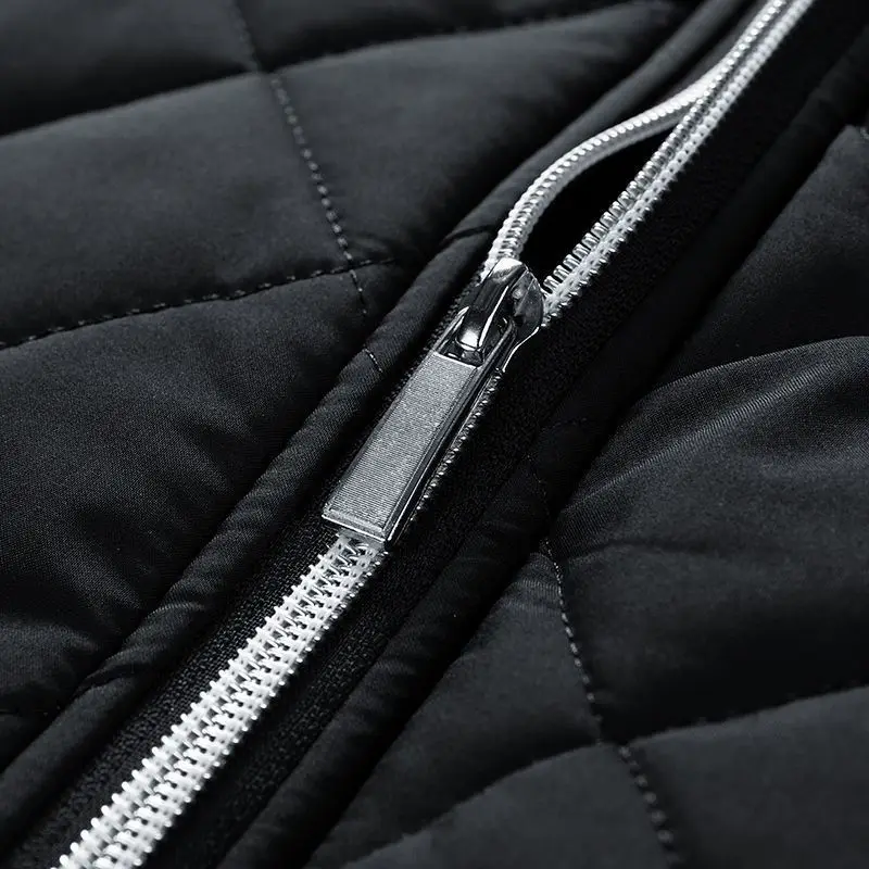 2023 Winter Men's Fashion Parkas Male Overcoat New Windbreaker Casual Jacket Classic Keep Warm Windproof Business Hombre E85