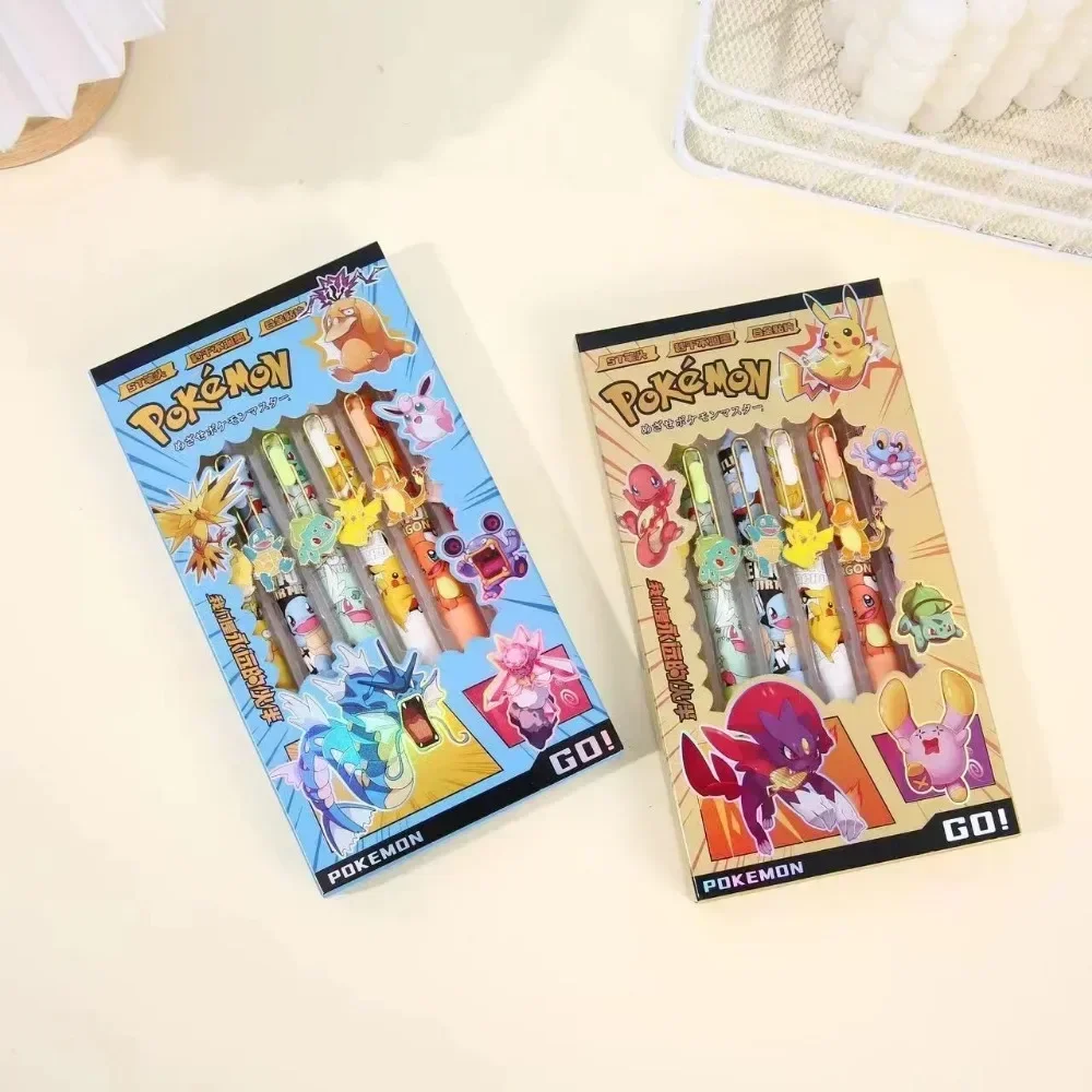 НовыйPokemon Pikachu креативный мультяшный клей под давлением черная быстросохнущая