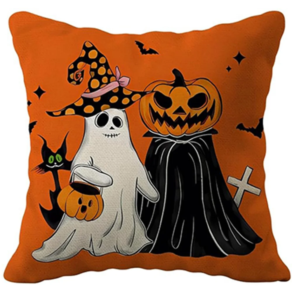 

Наволочки полиэстер велюр Хэллоуин 40x40/45x45/50x50/60x60 см