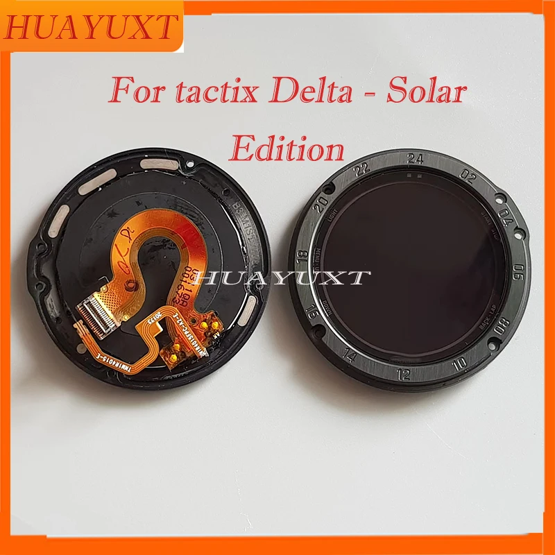 Фото ЖК-экран для GARMIN Tactix Delta Solar Edition с сапфировым стеклом, углеродно-серая ЖК-панель, спортивный ремонт №1