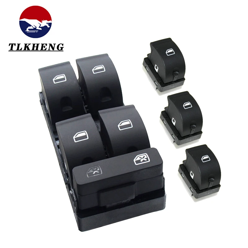 

Electric Power Master Window Switch Button For AUDI A4 S4 B6 2003- B7 SEAT Exeo 8E0959851,8E0959855