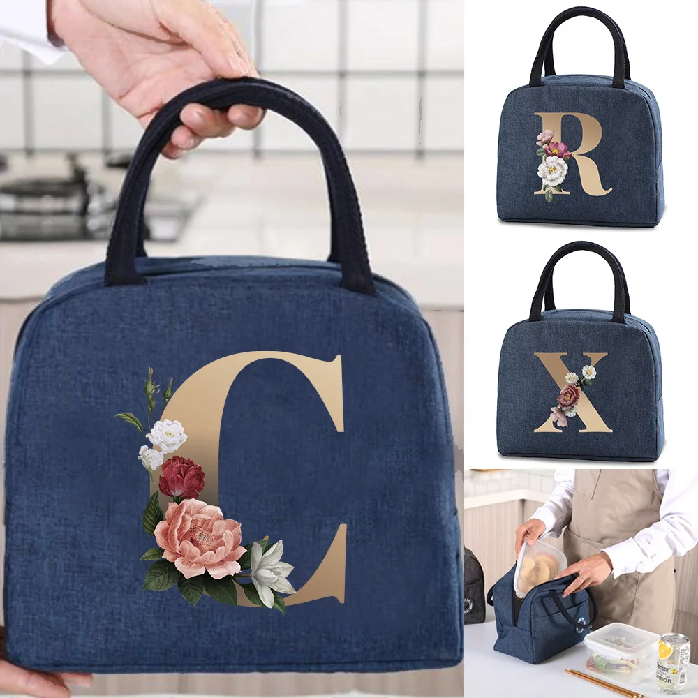 

Women Lunch Bag Insulated Cooler Bento Pouch Work Picnic Keep Food Drink Fresh Lunch Box Bags Child Thermal Tote for School