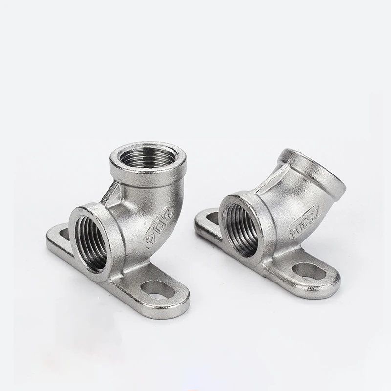 Нержавеющая сталь 304 1/2 дюйма 3/4 BSP с внутренней резьбой 45 ° 90-градусный коленчатый