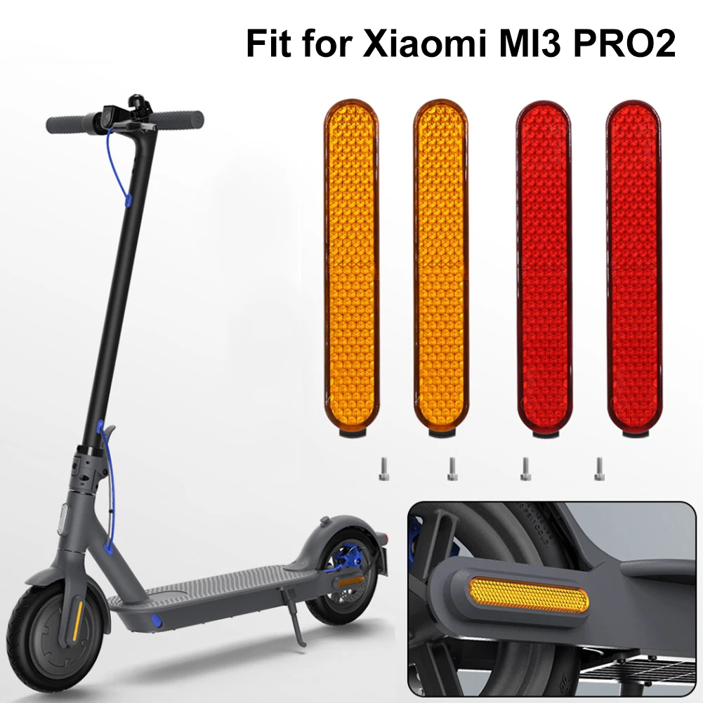 1 шт. Светоотражающая полоса для электрического скутера, крышка колеса, защитный декор, защитный отражатель для Xiaomi MI3 PRO2, комплект для скутера