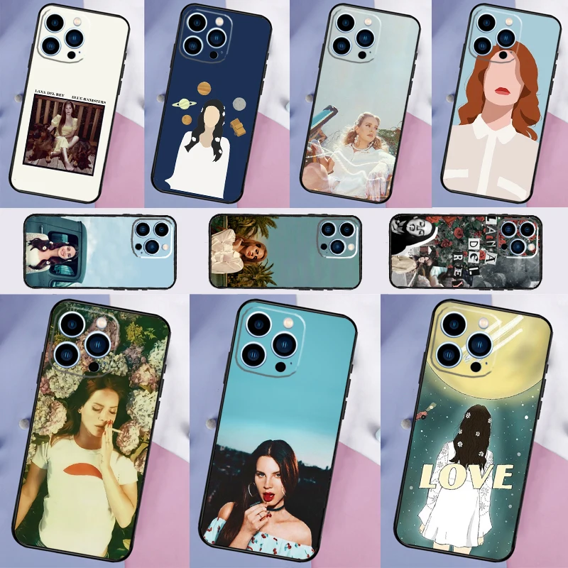 Lana Del Rey Funda For iPhone 11 12 13 14 Pro MAX X XS Max XR SE 2020 6S 7 8 Plus 13 Mini Phone Case