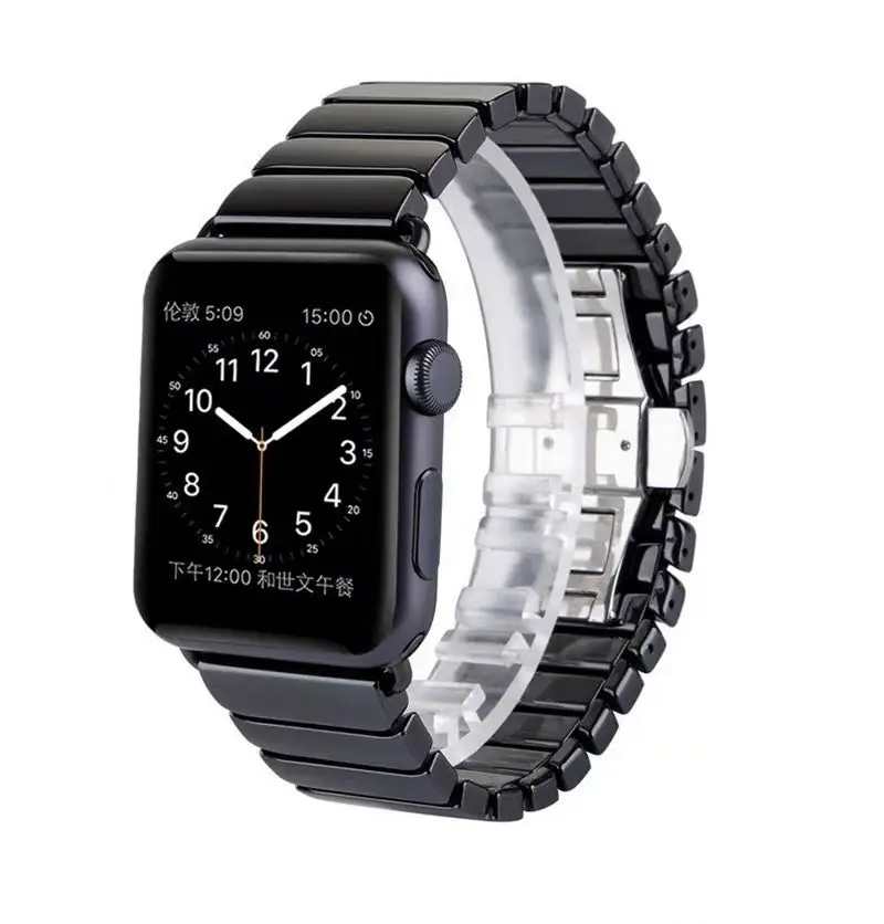 Metal Link strap for Apple watch 49mm 45mm 41mm 44mm 42mm 40mm 38mm stainless steel bracelet belt for iwatch Ultra 8 7 6 5 4 SE