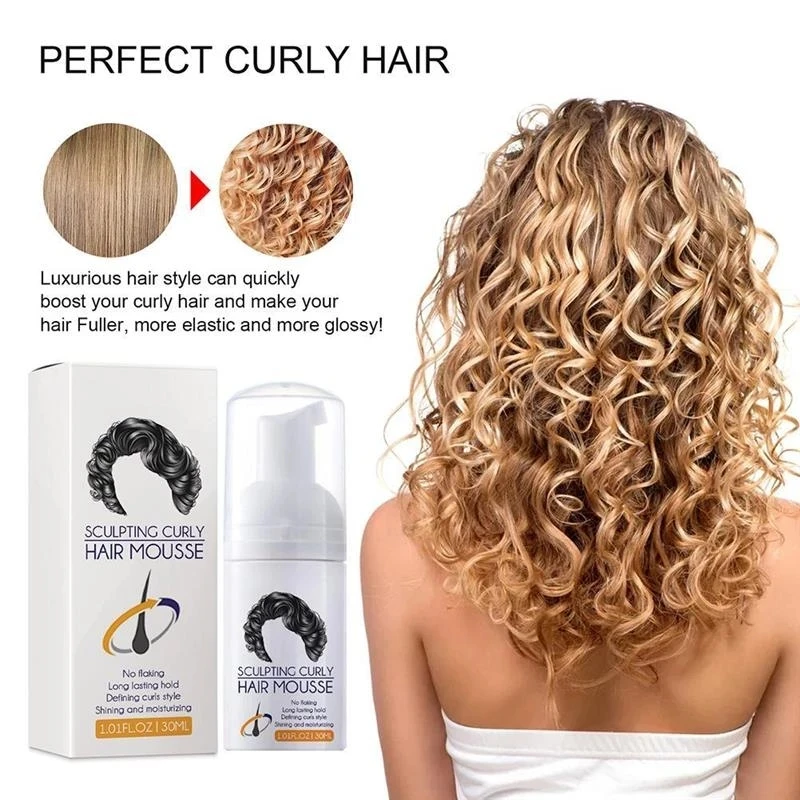 

New Curl Boost Cream Sculpting Curly Hair Mousse Curl For Curls Bounce And Curl Care Curly Hair Products curl hair products