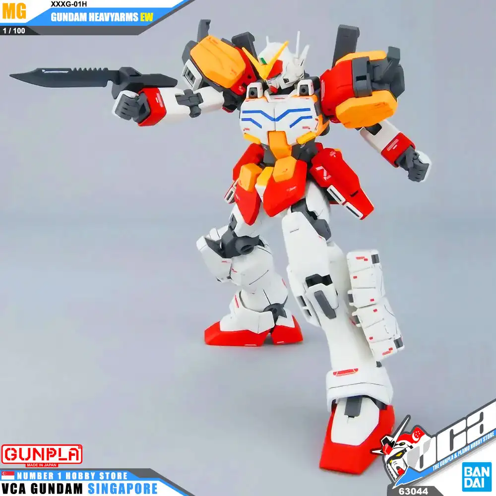 Bandai Original MODEL KIT MG 1100 GUNDAM HEAVYARMS CUSTOM EW Model Kit Аниме Экшн-истребитель Сборная модель игрушки в подарок для ребенка (art.: 3920d48693ead) - 3920d48693ead