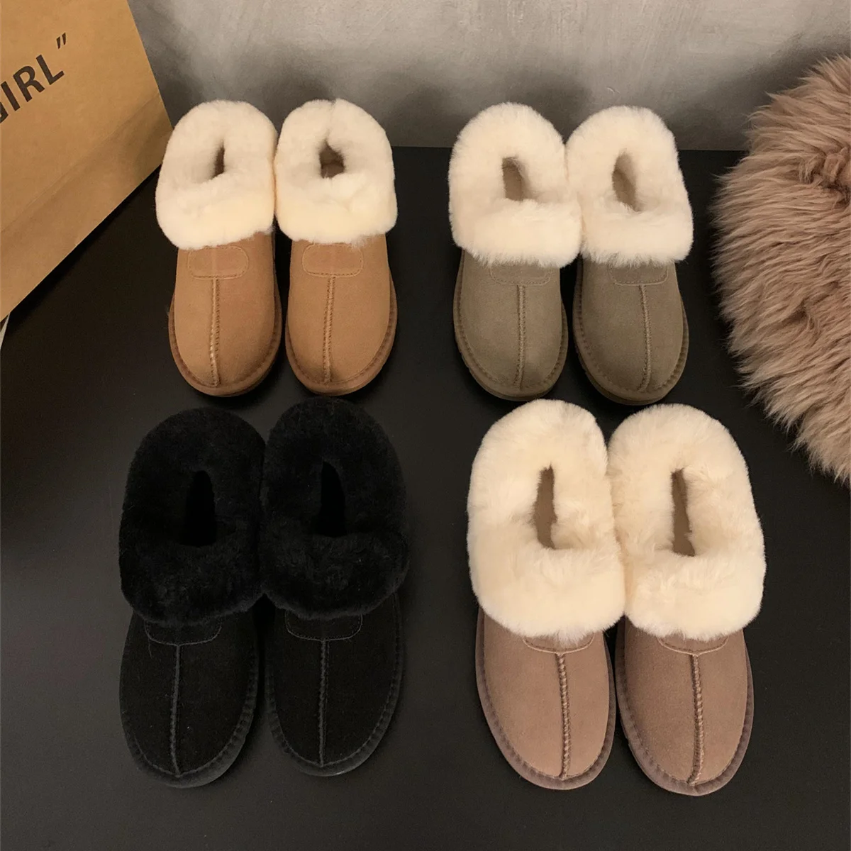 Женские ботинки австралийская зимняя обувь женские зимние 2024 осенние ботильоны