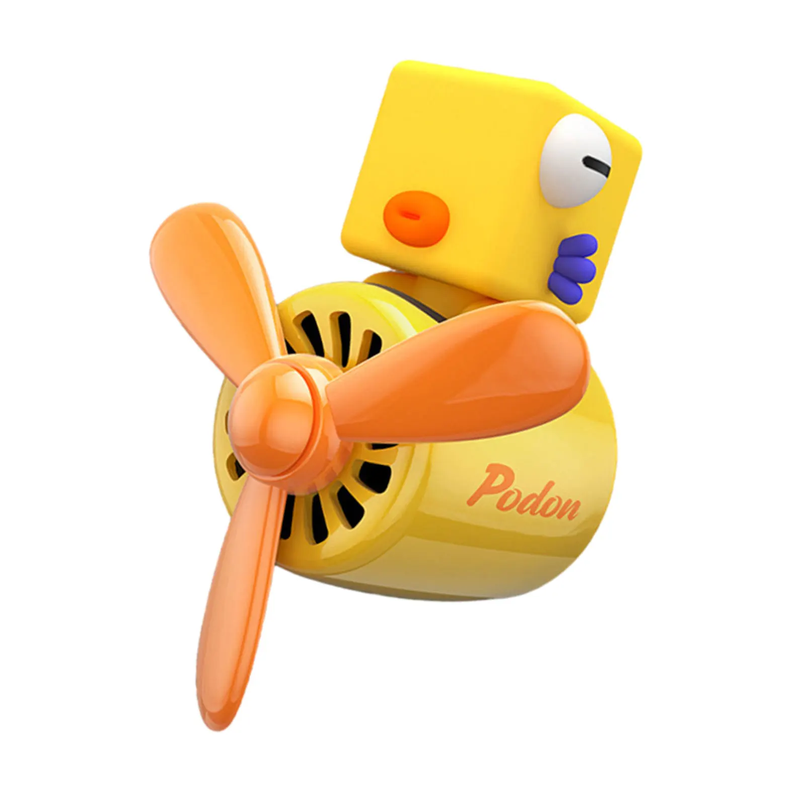 

Duck Air Freshener Cute Bunny Pilot Car Diffuser With Rotating Propeller Creative Bear Pilot Car Diffuser Vent Clip For Car