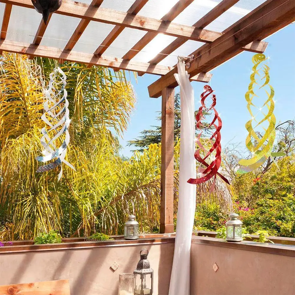 

OutdoorBird Repellent Reflector Hanging Reflective Decoration Repellent Bird Yard Garden Scarecrow Bird Garden Repellent R2X9