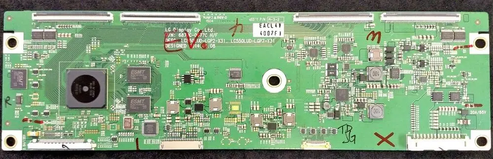 

Для LG 55EG9100-UB 55EC930T T-con Board 6870C-0477C H/F LC550LUD-LGP2-X31 LGP7-Y31